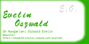 evelin oszwald business card